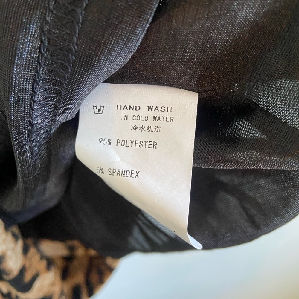 VFShow Ruched Ruffled Animal Print Skirt - Picture 8 of 9
